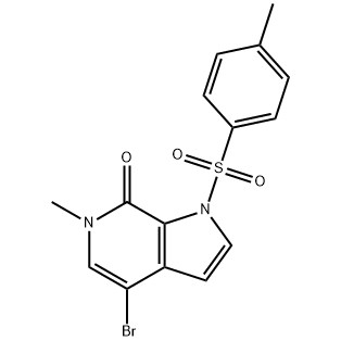 4-brom-6-methyl-1-tosyl-1H-pyrrolo[2,3-c]pyridin-7(6H)-on CAS-nr. :1445993-87-2