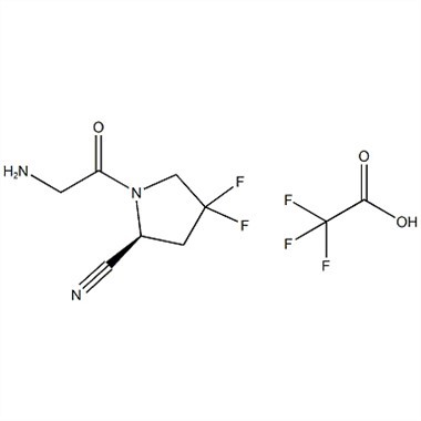 (S)-1-(2-Aminoacetyl)-4,4-difluorpyrrolidin-2-carbonitril Trifluoracetat CAS-nr.:1448440-40-1