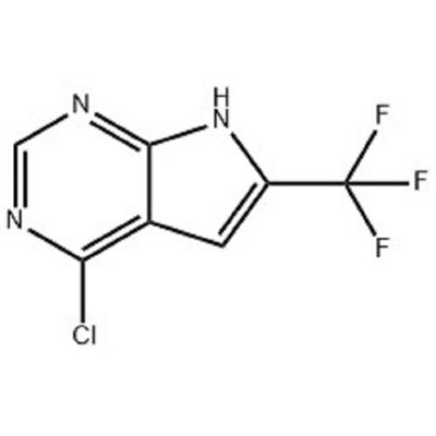 4-chlor-6-(trifluormethyl)-7H-pyrrolo[2,3-d]pyrimidin CAS-nr.: 1830312-37-2