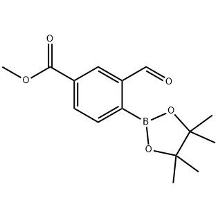Benzoesyre, 3-formyl-4-(4,4,5,5-tetramethyl-1,3,2-dioxaborolan-2-yl)-, Methylester CAS-nr.: 2271348-22-0